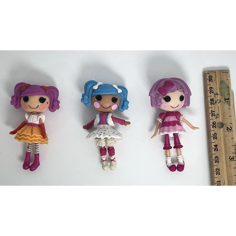 Mini Lalaoopsy Set Figures (pillow Featherbed/mittens Fluff'n'stuff/bigtop